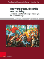 Das Wunderbare, die Idylle und der Krieg: Aufsätze zu Erich Maria Remarque und zur Lyrik des Ersten Weltkriegs