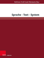 Sprache – Text – System