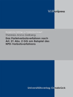 Das Parteiverbotsverfahren nach Art. 21 Abs. 2 GG am Beispiel des NPD-Verbotsverfahrens: . E-BOOK