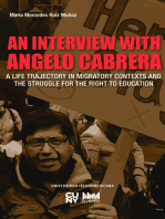 <![CDATA[An interview with Angelo Cabrera]]>: <![CDATA[A life trajectory in migratory contexts and the struggle for the right to education]]>