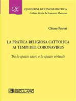 La pratica religiosa cattolica ai tempi del Coronavirus