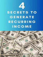 4 Secrets to Generate Recurring Income