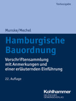 Hamburgische Bauordnung: Vorschriftensammlung mit Anmerkungen und einer erläuternden Einführung