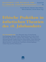 Ethische Praktiken in ästhetischen Theorien des 18. Jahrhunderts