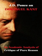 J.D. Ponce on Immanuel Kant