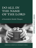 Do All in the Name of the Lord