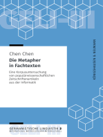 Die Metapher in Fachtexten: Eine Korpusuntersuchung von populärwissenschaftlichen Zeitschriftenartikeln aus der Informatik