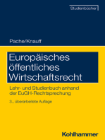 Europäisches öffentliches Wirtschaftsrecht: Lehr- und Studienbuch anhand der EuGH-Rechtsprechung