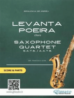Saxophone Quartet arrangement
