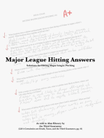 Major League Hitting Answers from the Third Guarantee: Solutions for Hitting Major League Pitching