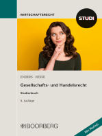 Gesellschafts- und Handelsrecht: Studienbuch