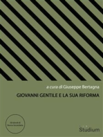 Giovanni Gentile e la sua riforma