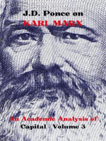 J.D. Ponce on Karl Marx: An Academic Analysis of Capital - Volume 3: Economy Series, #3