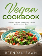 Vegan Cookbook, Crisp and Simple Refreshing Salads for Nutritious Diet