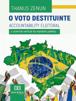 O voto destituinte: Accountability Eleitoral: o controle vertical do mandato político