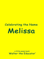 Celebrating the Name Melissa