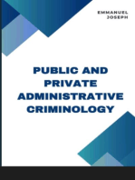 Public and Private Administrative Criminology