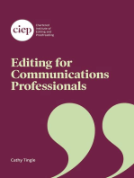 Editing for Communications Professionals