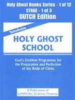 Introducing Holy Ghost School - God's Endtime Programme for the Preparation and Perfection of the Bride of Christ - DUTCH EDITION: School of the Holy Spirit Series 1 of 12, Stage 1 of 3