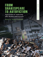 From Shakespeare to Autofiction: Approaches to authorship after Barthes and Foucault