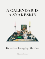 A Calendar Is A Snakeskin