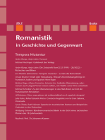 Romanistik in Geschichte und Gegenwart Jahrgang 28 Heft 2: Tempora Mutantur