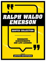 Ralph Waldo Emerson - Quotes Collection: Biography, Achievements And Life Lessons