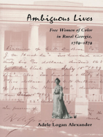 Ambiguous Lives: Free Women of Color in Rural Georgia, 1789–1879