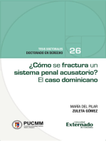¿Cómo se fractura un sistema penal acusatorio?: El caso dominicano