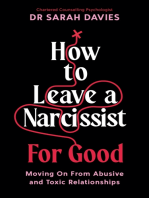 How to Leave a Narcissist ... For Good