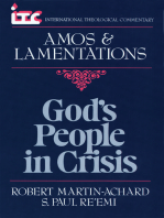 Amos and Lamentations: God's People in Crisis