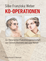 Ko-Operationen: Zur literarischen Produktionsgemeinschaft von Clemens Brentano und Luise Hensel