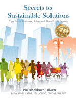 Secrets to Sustainable Solutions: Tips From Business, Science & Non-Profit Experts