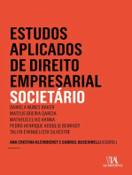 Estudos Aplicados de Direito Empresarial: Societário