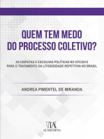 Quem tem Medo do Processo Coletivo?: As disputas e escolhas políticas no CPC/2015 para o tratamento da litigiosidade repetitiva no Brasil