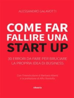 Come far fallire una Start Up