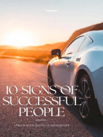 10 SIGNS OF SUCCESSFUL PEOPLE