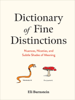 Dictionary of Fine Distinctions