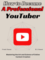 How To Become A Professional Youtuber