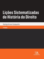 Lições Sistematizadas de História do Direito