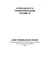 A Educação E A Transversalidade Volume Vii