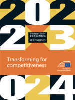 EIB Investment Report 2023/2024 - Key Findings: Transforming for competitiveness