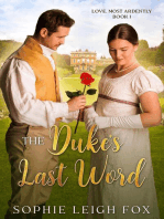 The Duke's Last Word: Love, Most Ardently, #1