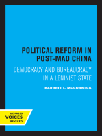 Political Reform in Post-Mao China: Democracy and Bureaucracy in a Leninist State