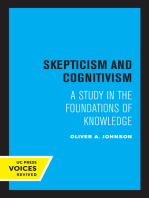Skepticism and Cognitivism: A Study in the Foundations of Knowledge