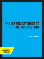 The Greek Attitude to Poetry and History