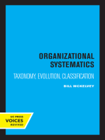 Organizational Systematics: Taxonomy, Evolution, Classification
