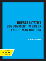Representative Government in Greek and Roman History