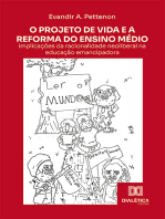 O Projeto de Vida e a Reforma do Ensino Médio: implicações da racionalidade neoliberal na educação emancipadora