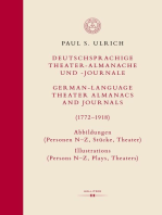 Deutschsprachige Theater-Almanache und -Journale: Abbildungen (Personen, Stücke, Theater) / German-language Theater Almanacs and Journals: Illustrations (Persons, Plays, Theaters) (1772–1918): Band 2: Abbildungen (Personen N–Z, Stücke, Theater) / Illustrations (Persons N–Z, Plays, Theaters)